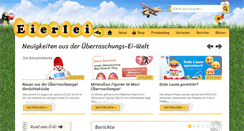 Desktop Screenshot of eierlei.de